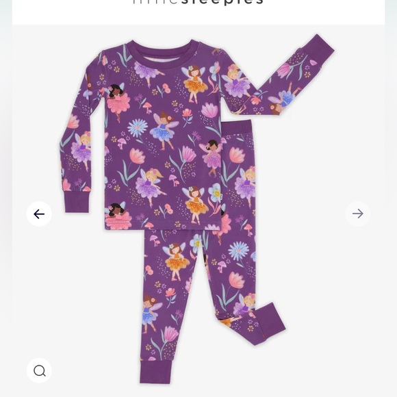 Little Sleepies Garden Fairies 🧚‍♂️ NIB Size 9/10 pjs 🚨 sold out - Picture 3 of 3